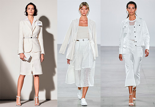 Comment porter un total look blanc, looks stylés et tendances mode
