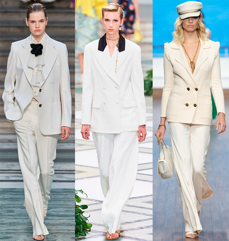 Photo de costumes blancs