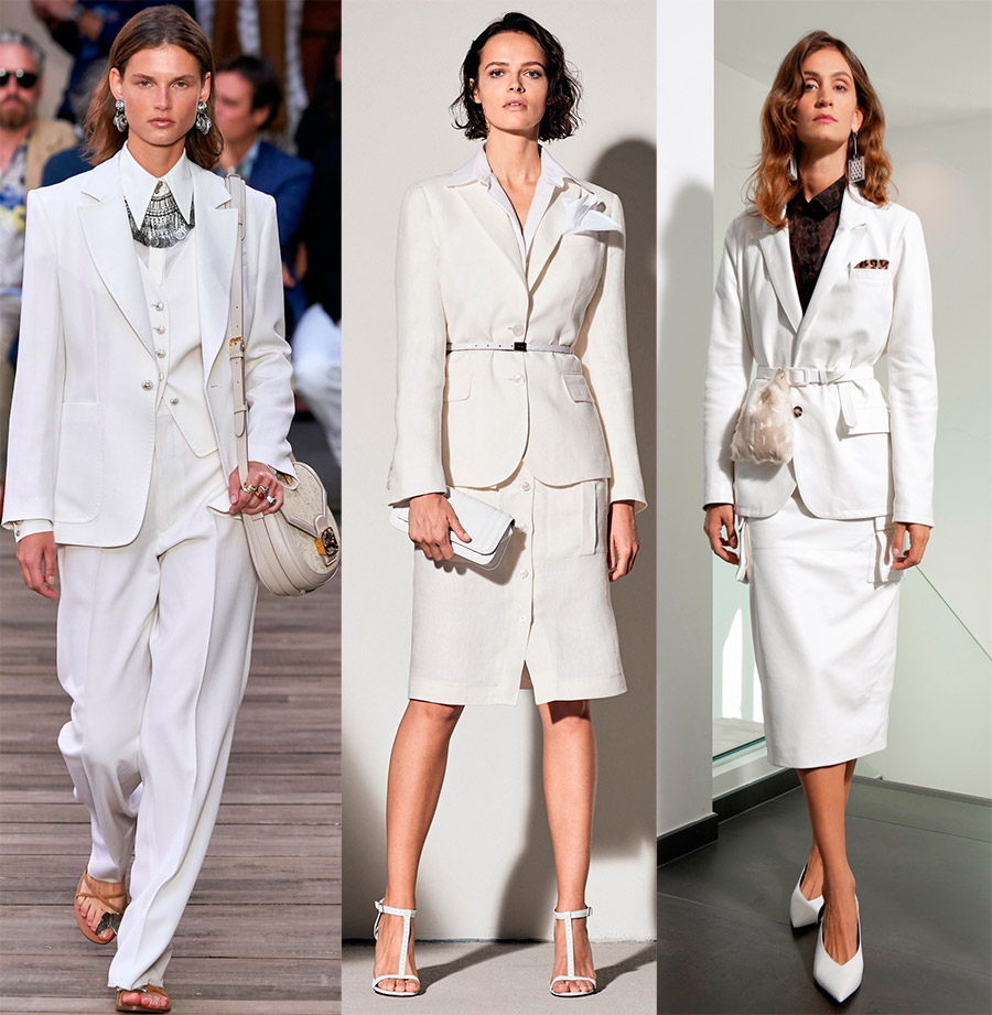 Photo de costumes blancs