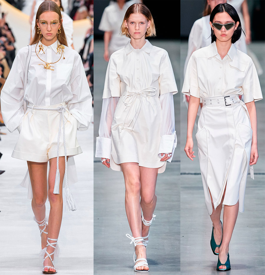 Photos de chemises blanches à la mode