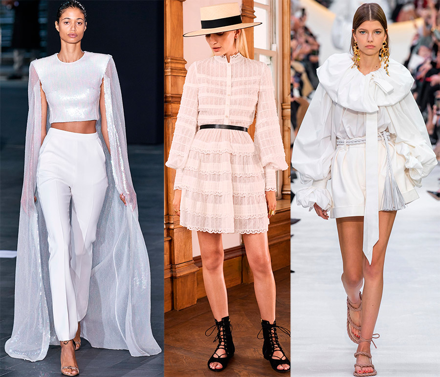 Photo d'images en total look blanc