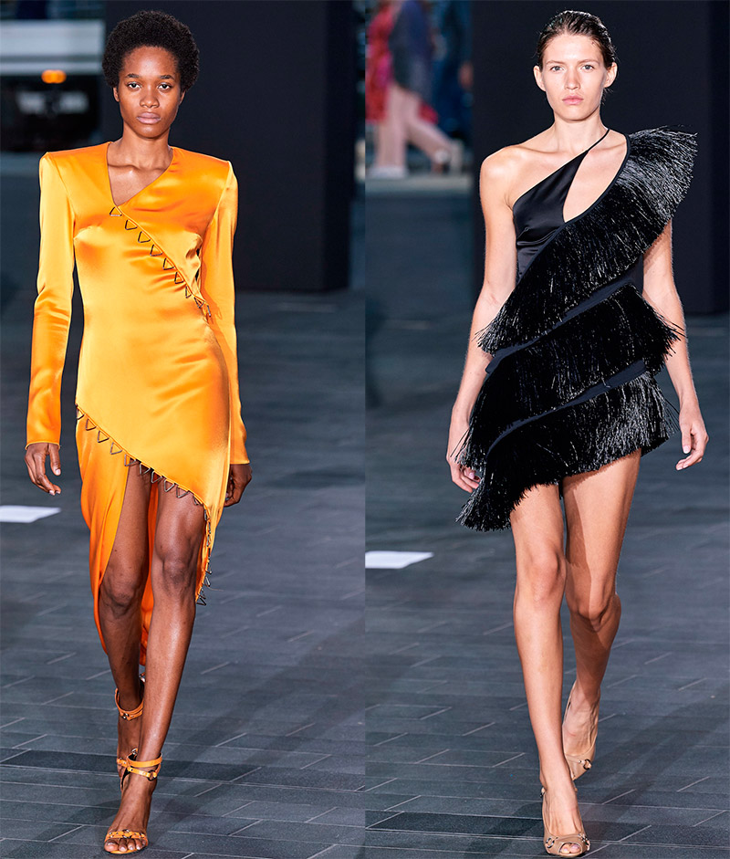 Robes asymétriques photo David Koma