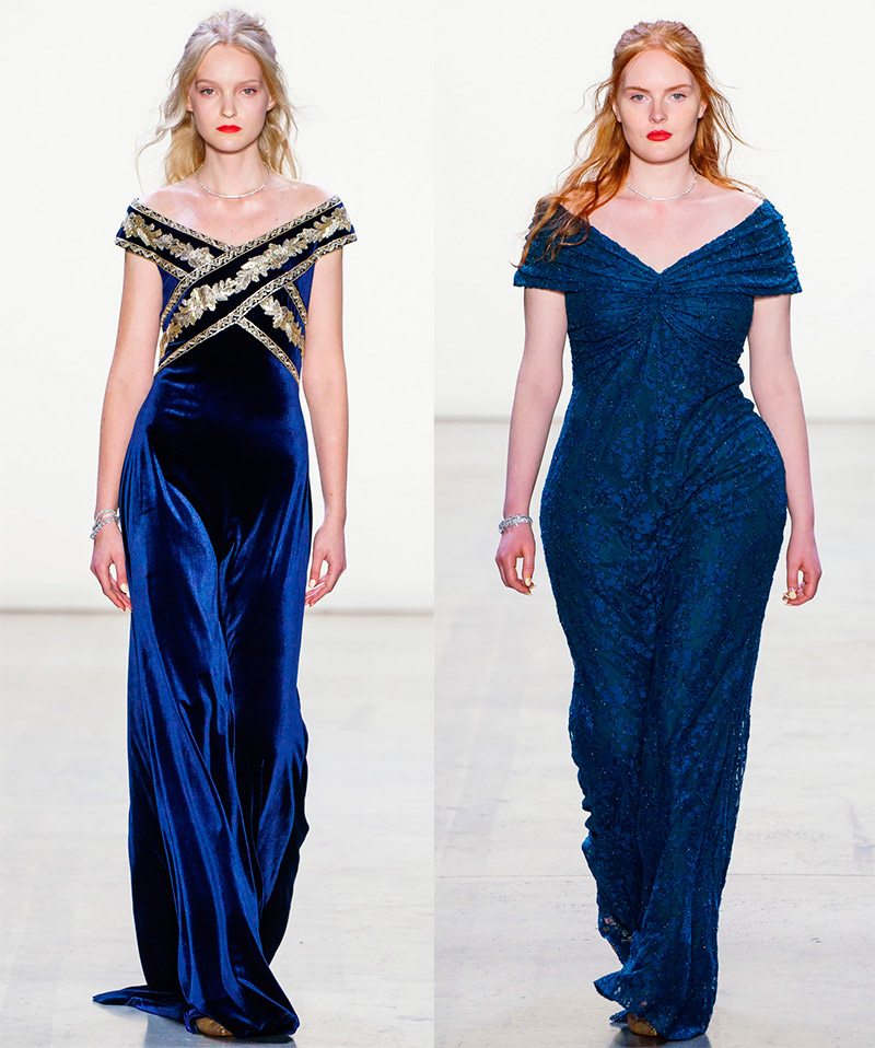 Robes de soirée bleues