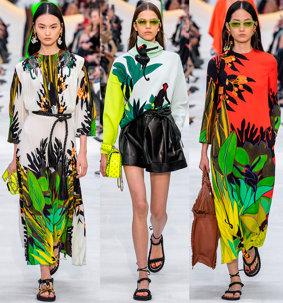 Tendance mode imprimé tropical