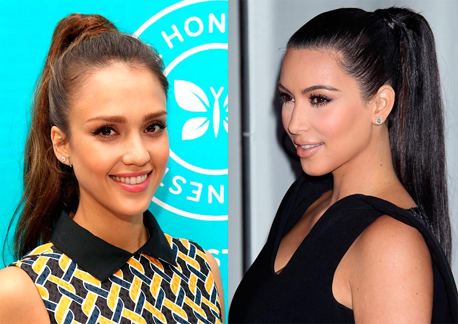 Photo de queue de cheval de coiffure