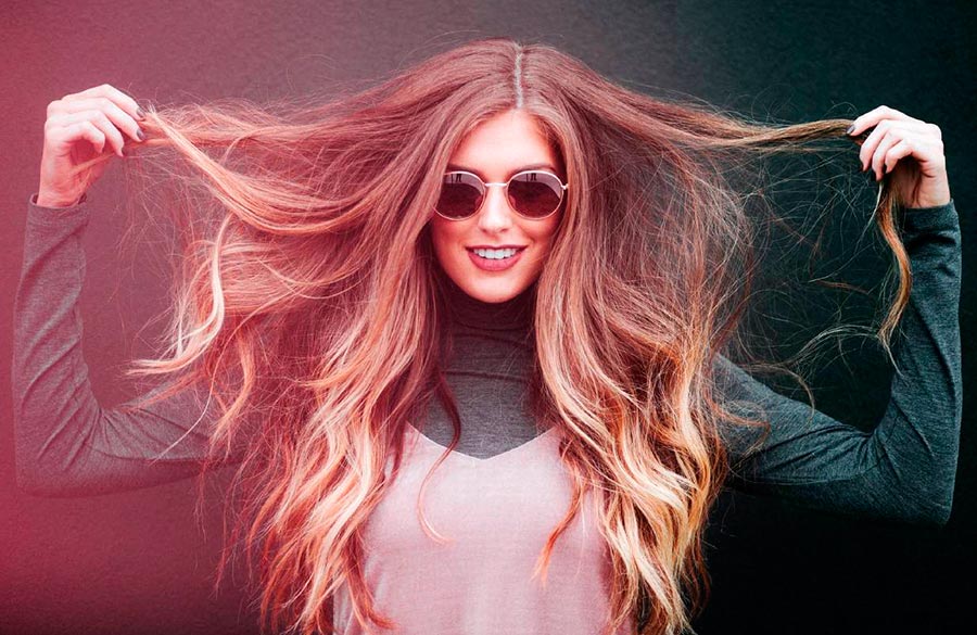 Sécher les cheveux longs