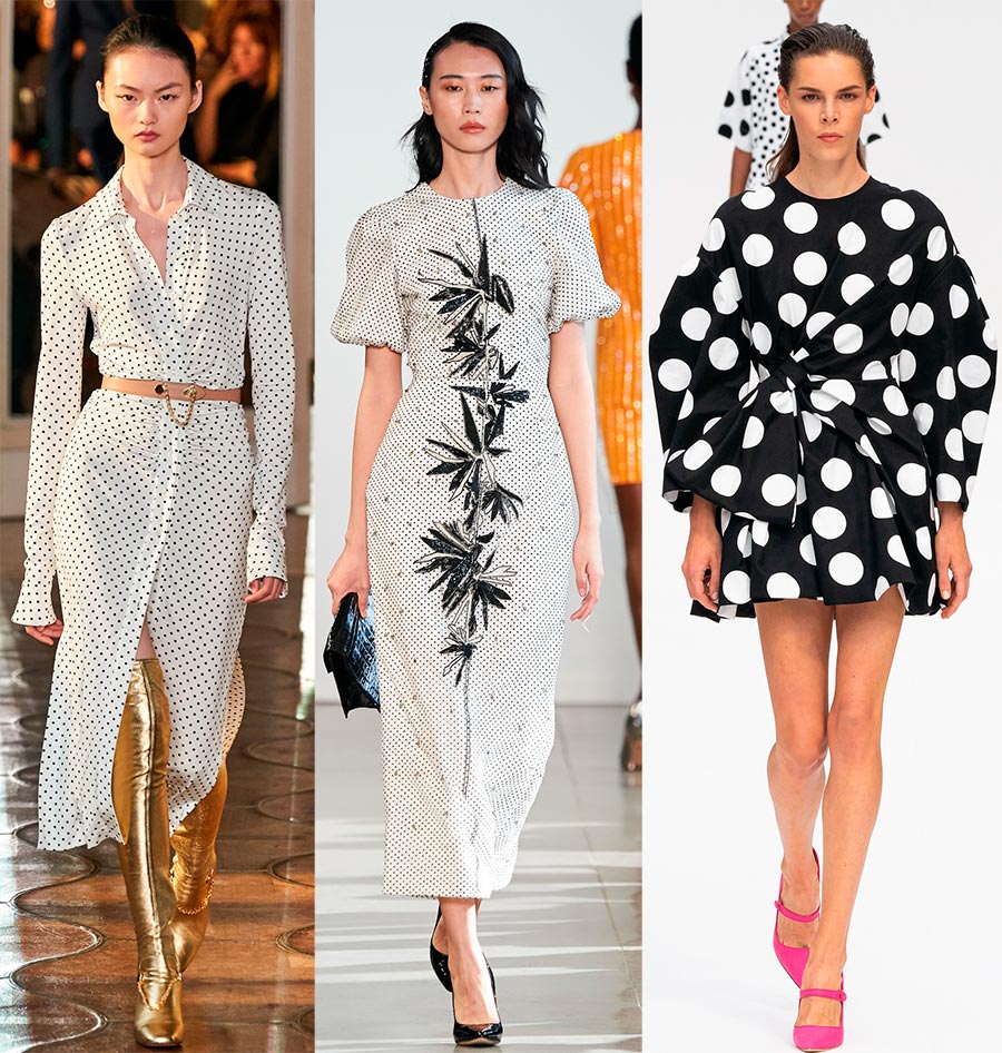 Que porter avec un imprimé à pois