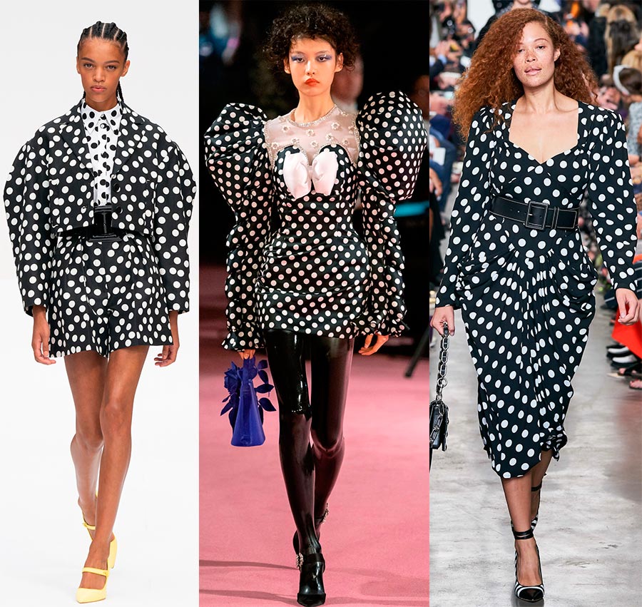 Comment combiner l'imprimé pois dans les vêtements