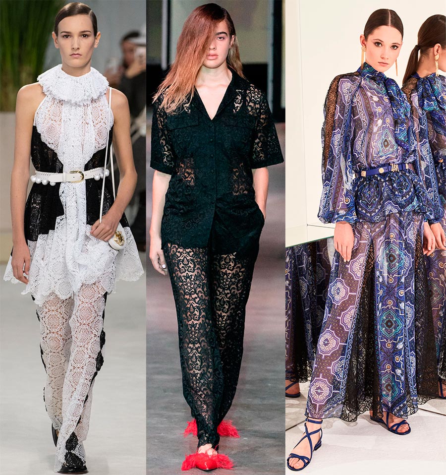 Pantalon transparent