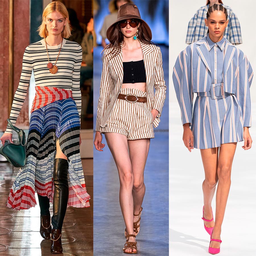 Rayures dans les vêtements