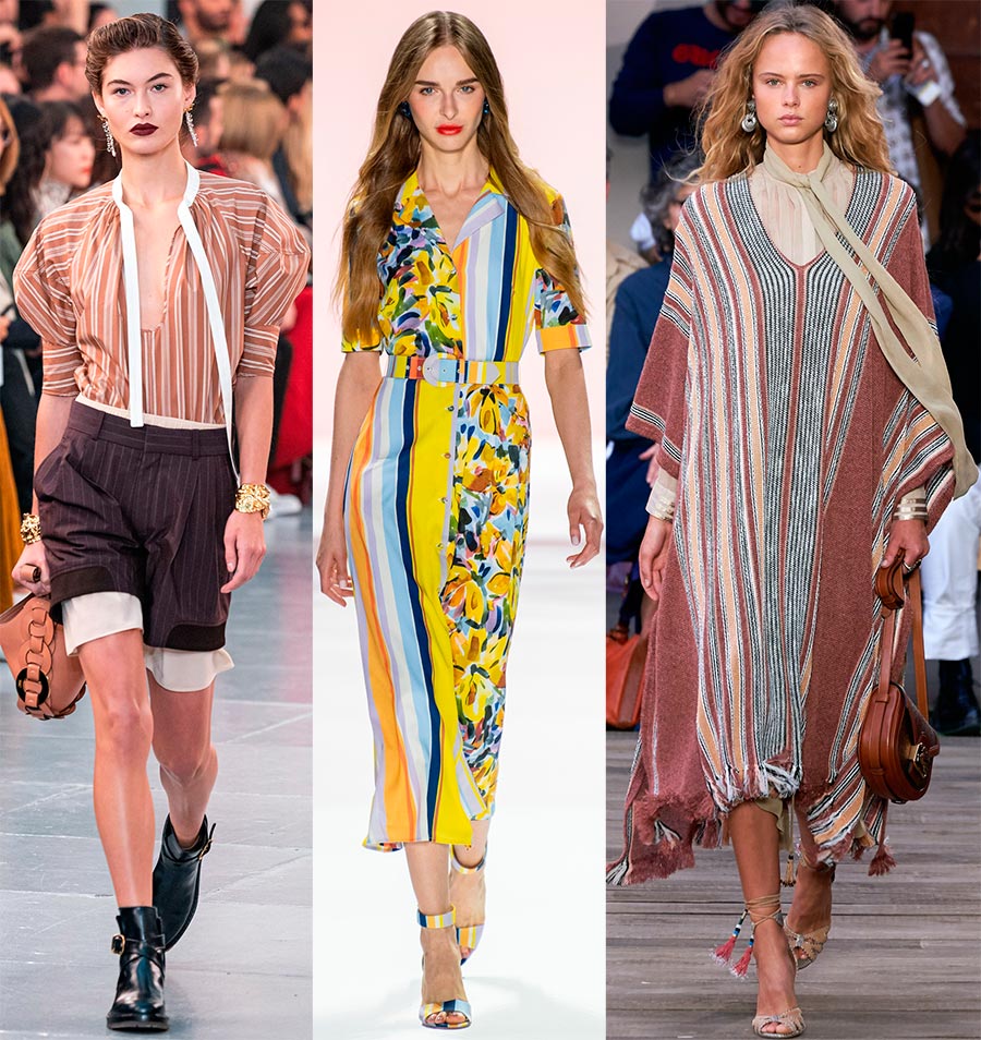 Rayures dans les vêtements