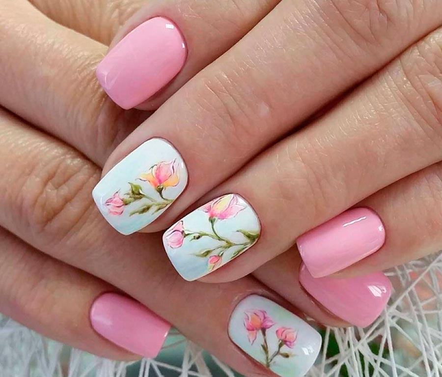 manucure pour le 8 mars