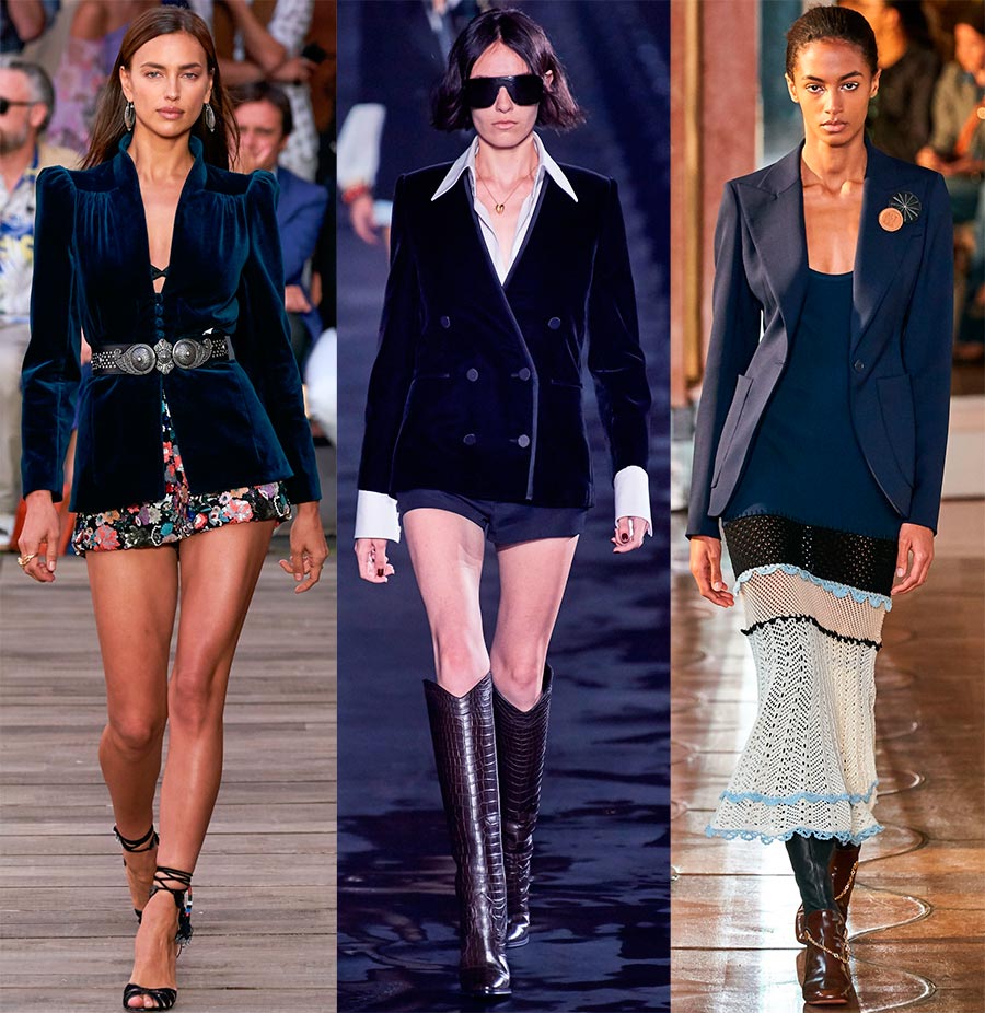 Comment porter une veste bleue