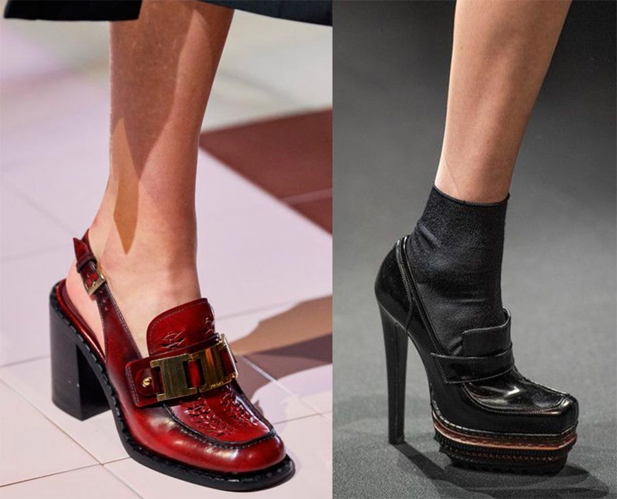 Mocassins à talon 2026