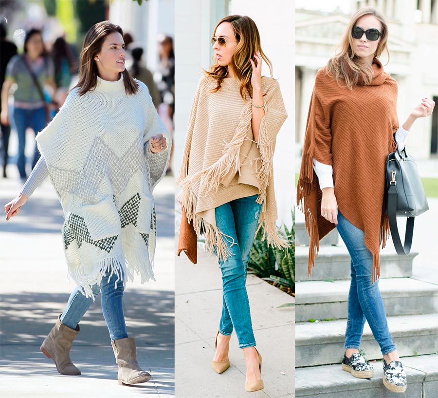 Poncho pour le printemps