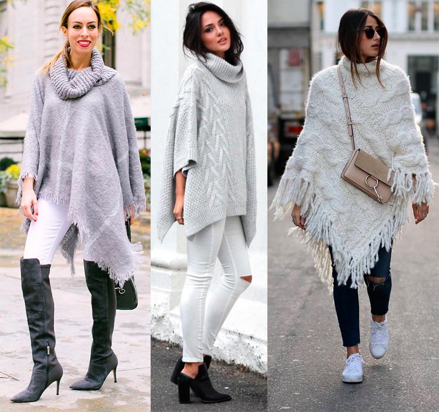 Poncho pour le printemps