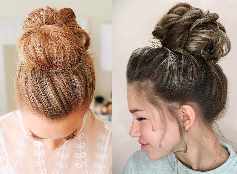 Chignon élégant