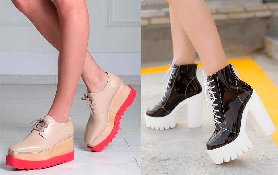 Chaussures à plateforme pour femmes