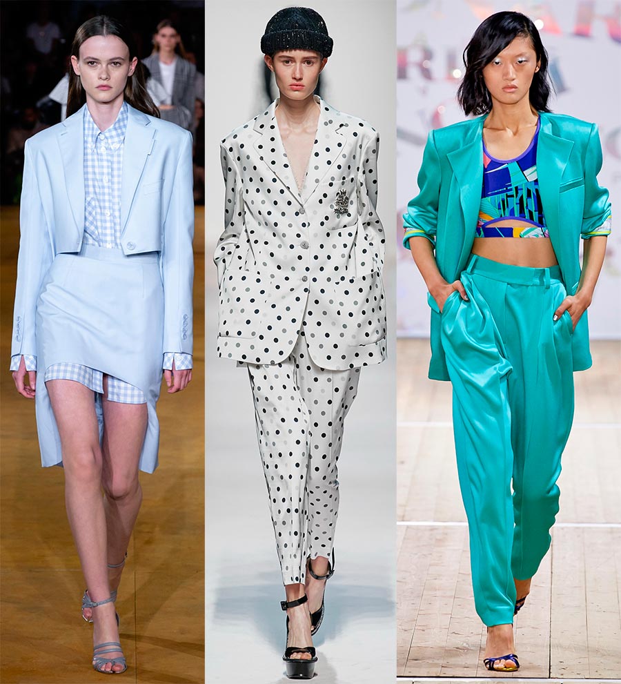 Costumes à la mode printemps-été