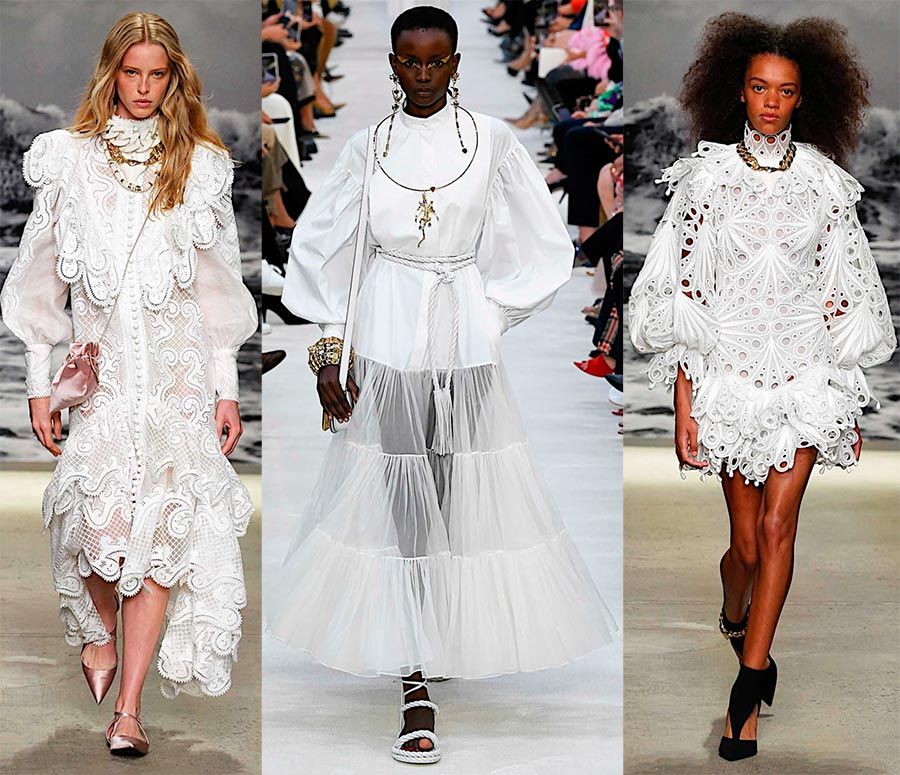 Robes dans le style du néo-romantisme