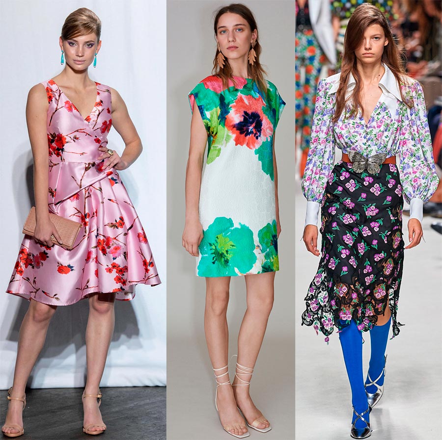 Imprimé fleuri tendance