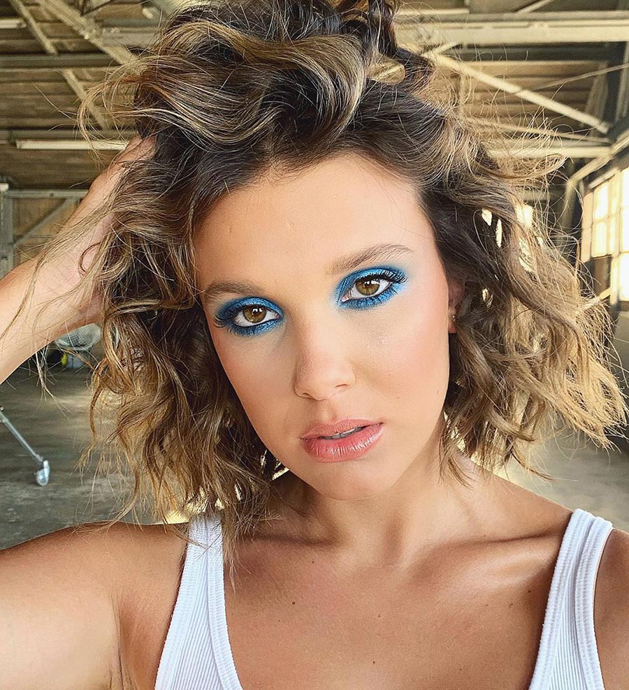 maquillage des yeux style 1990