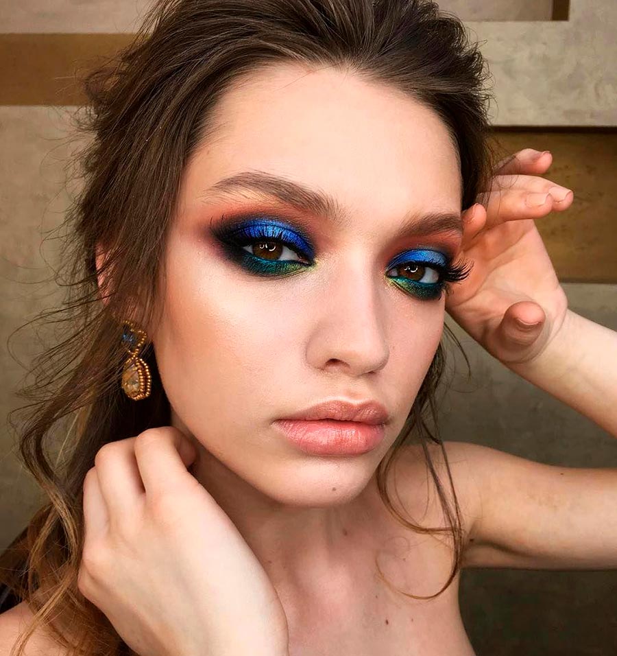 maquillage des yeux style 1990