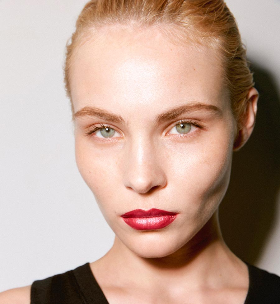 maquillage des lèvres style 1990