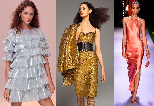 Robes brillantes: 60 meilleurs modèles pour les vacances