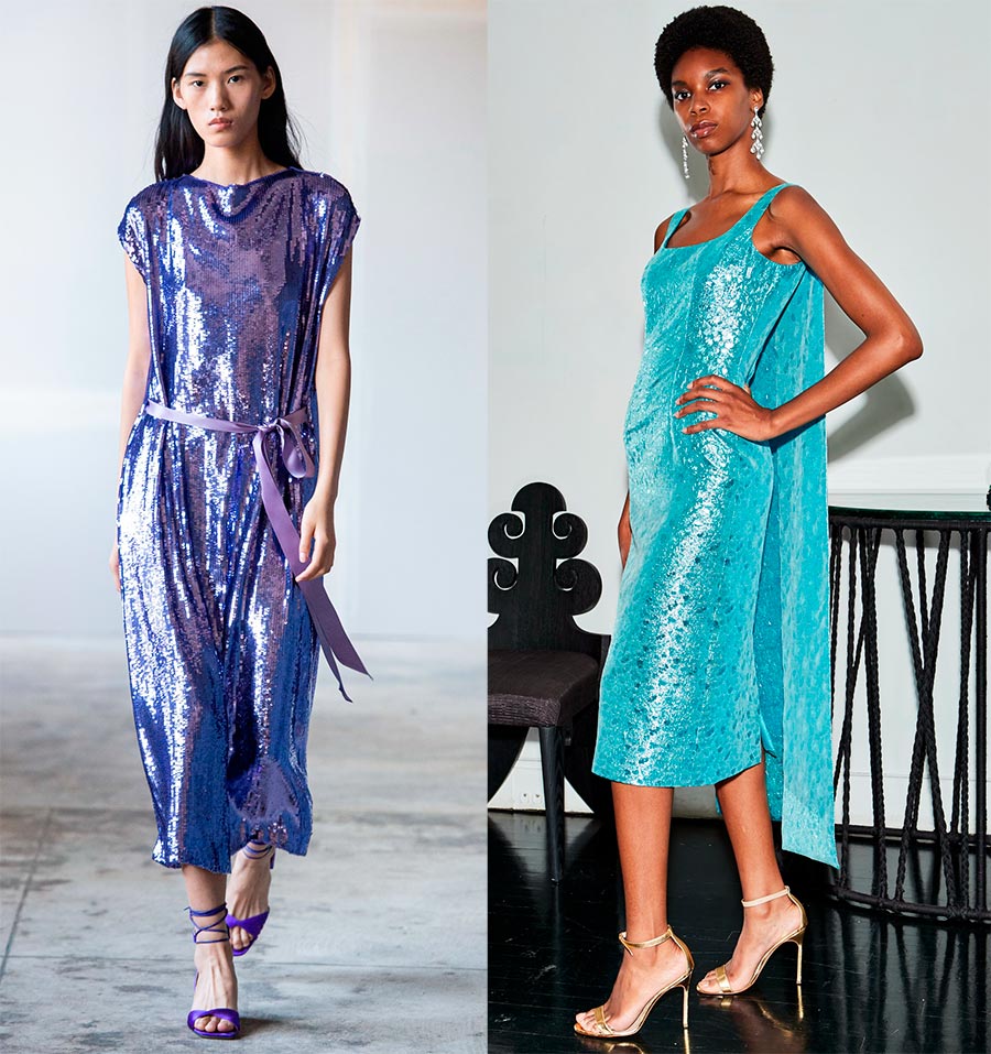 Robes brillantes: 60 meilleurs modèles pour les vacances