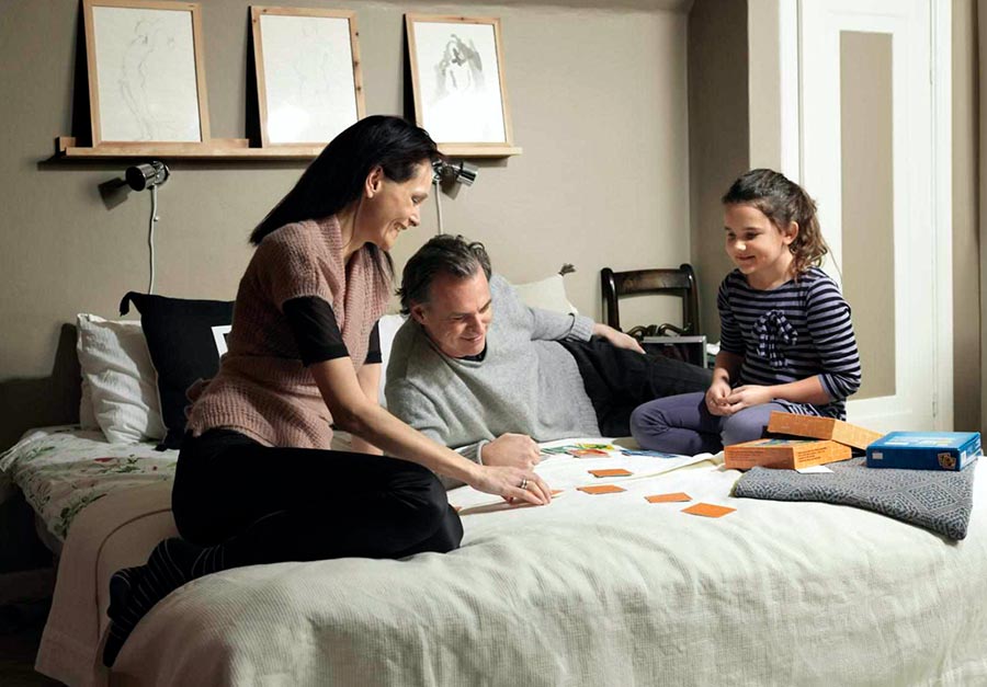 Famille en quarantaine