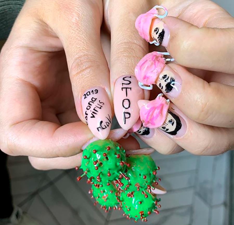 Manucure coronavirus : tendance mode