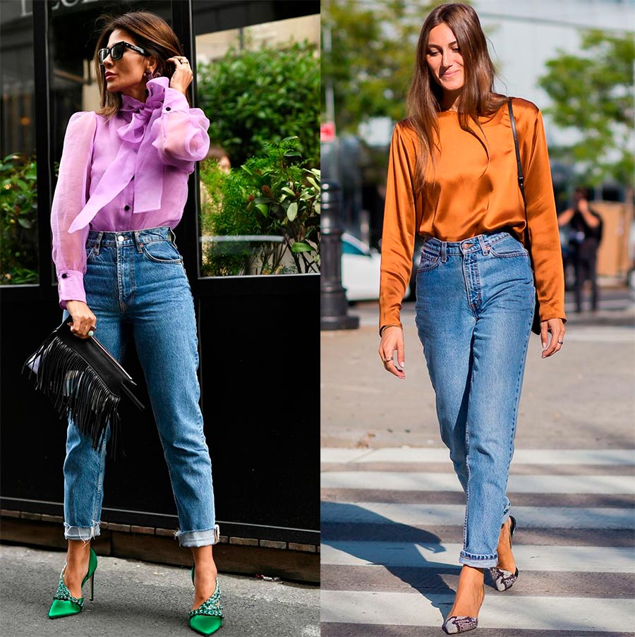 Jean droit pour femme