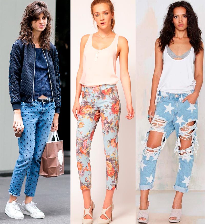 Jeans femme à la mode