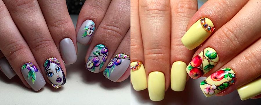 Manucure d'été aux baies