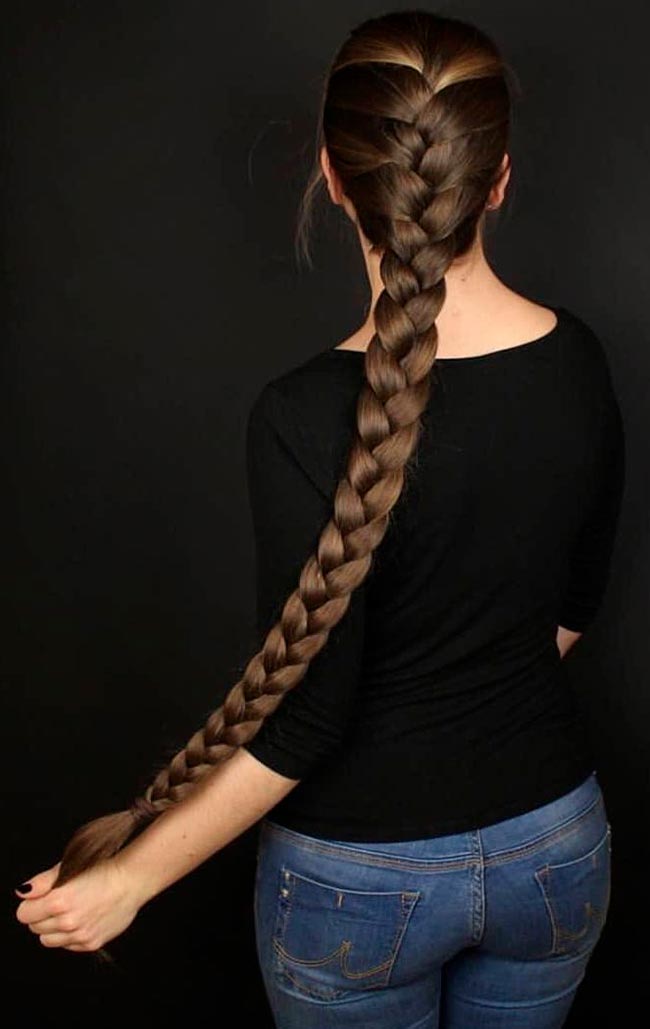 Belle longue tresse