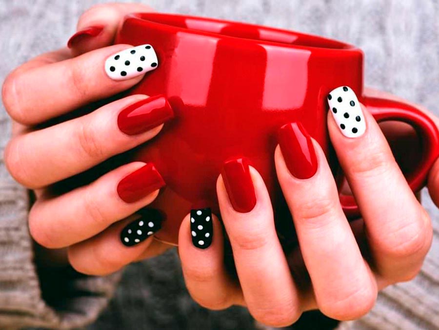 Conception d'ongles à la mode