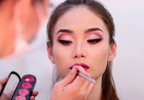 Maquillage de mariage de demoiselle d'honneur