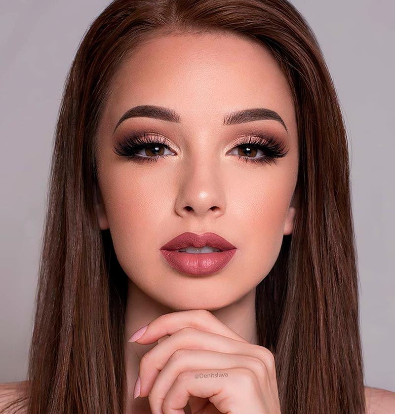 maquillage de demoiselle d'honneur