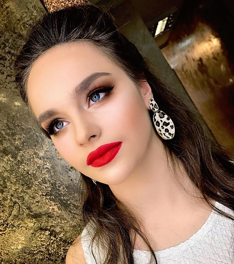 maquillage de demoiselle d'honneur