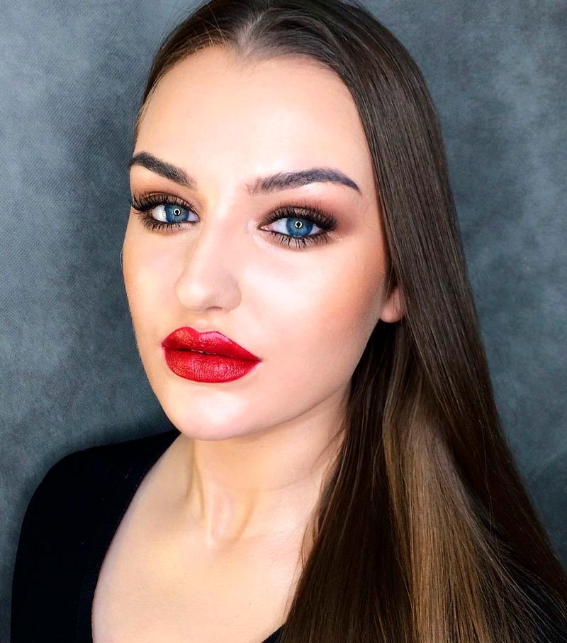 maquillage de demoiselle d'honneur