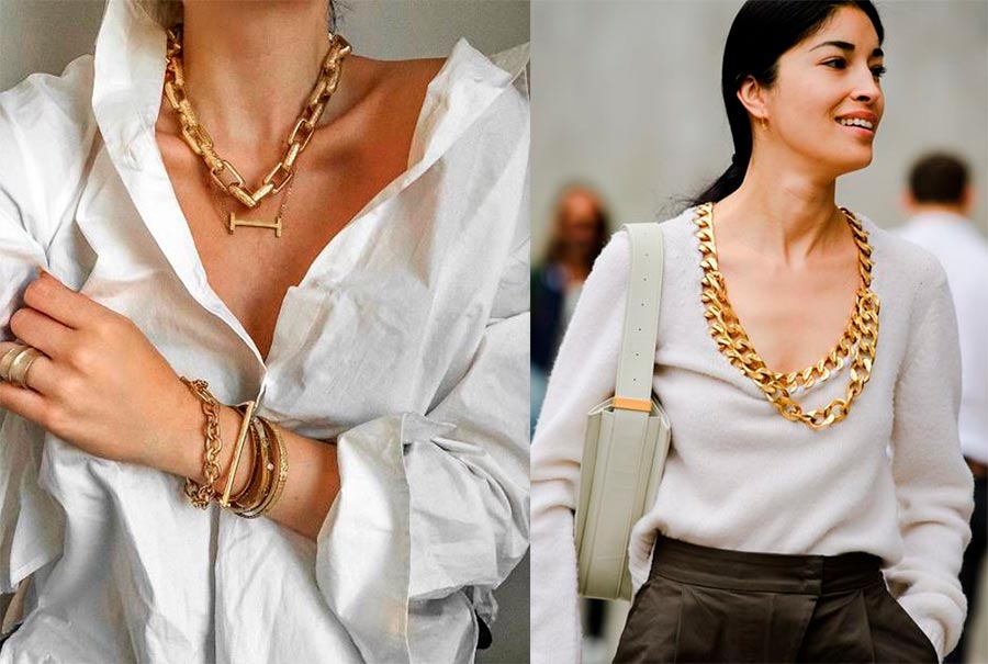 Chaîne de bijoux de mode