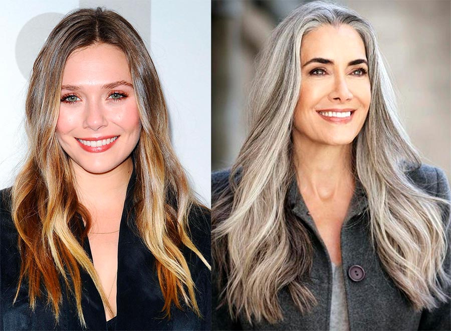 Coloration des cheveux qui rajeunit