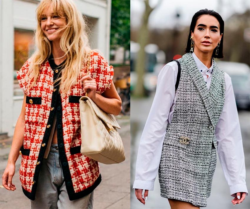 gilets façon Chanel