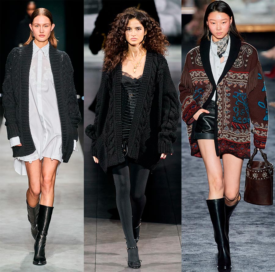 Cardigans à la mode