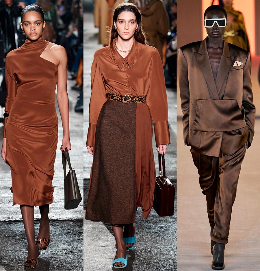 Nuances de vêtements à la mode