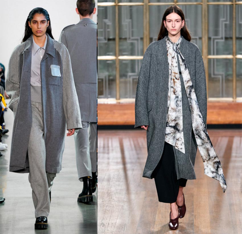 Tendance manteau gris de la saison : 50 modèles de marques de mode