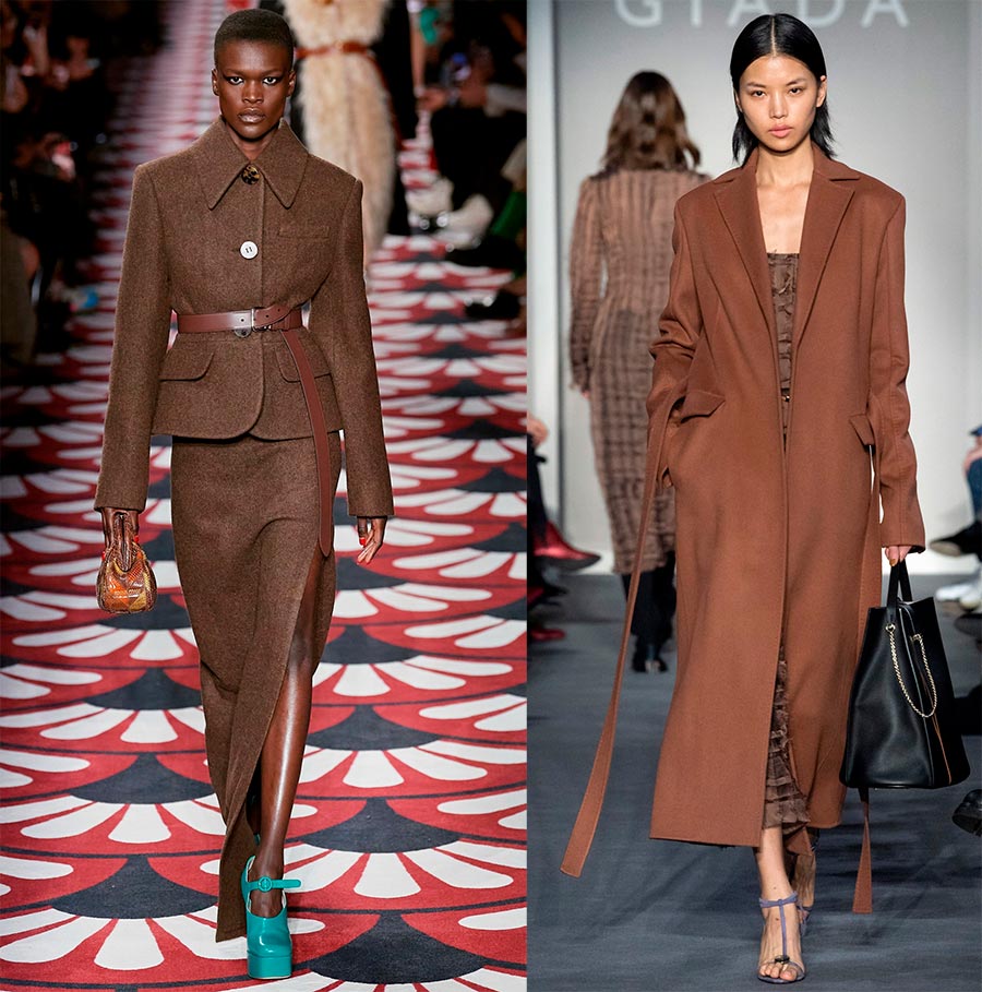 Nuances de chocolat tendance