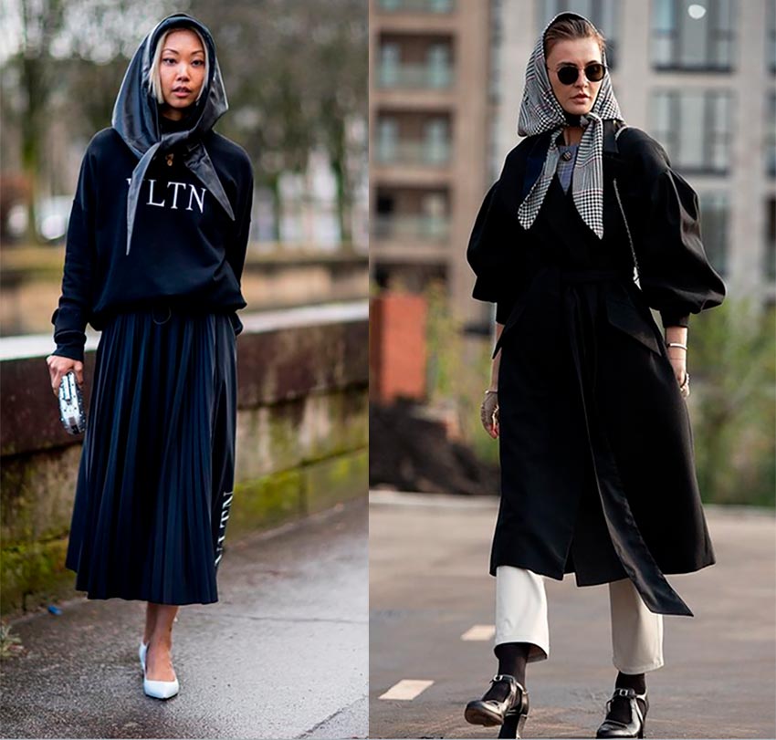 Des foulards pour des looks stylés