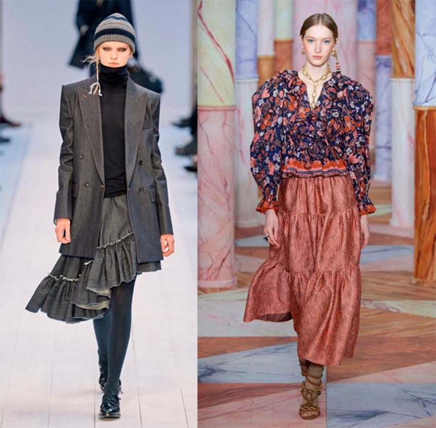 De belles jupes pour l'automne